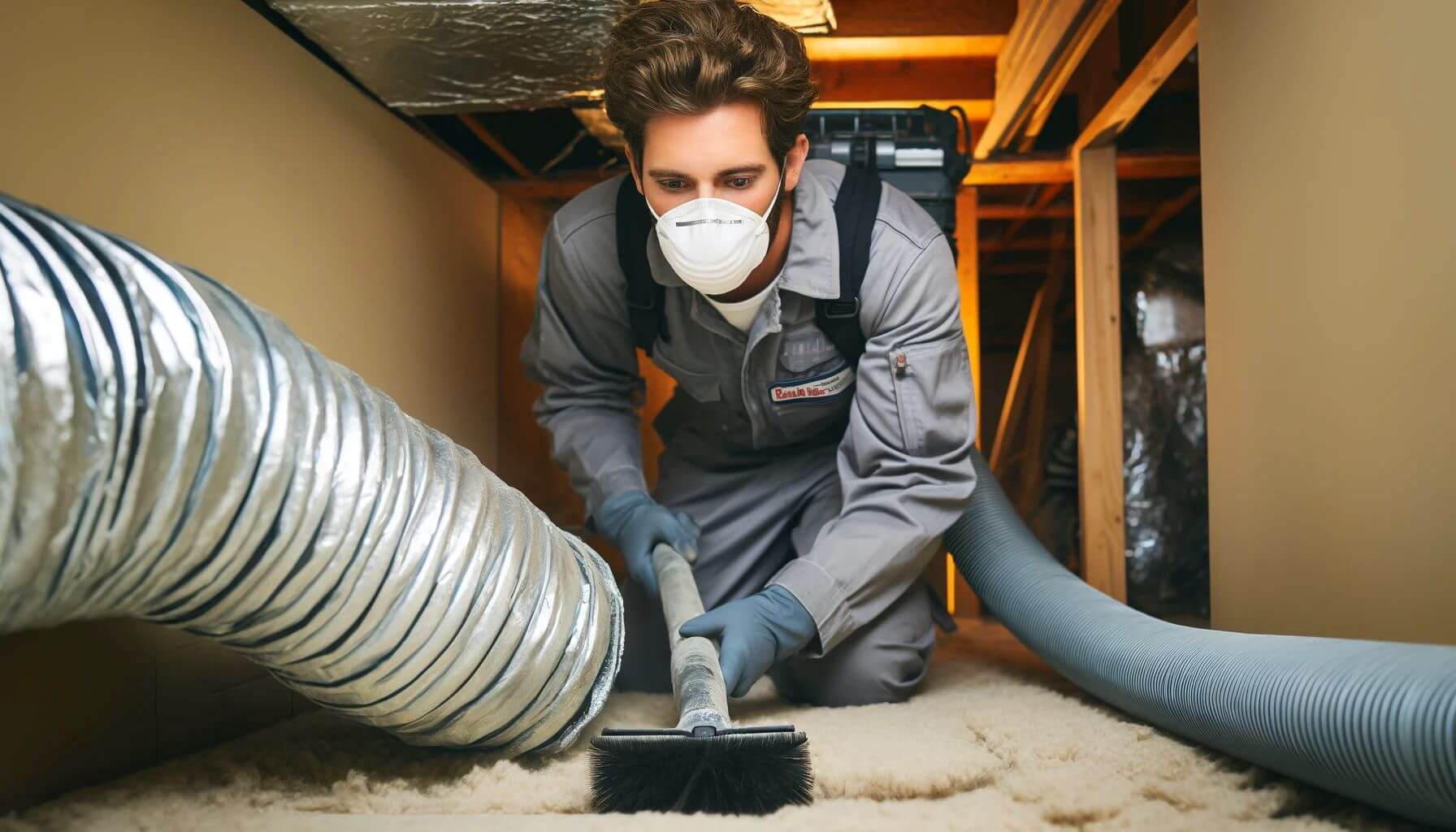 duct cleaning technician in